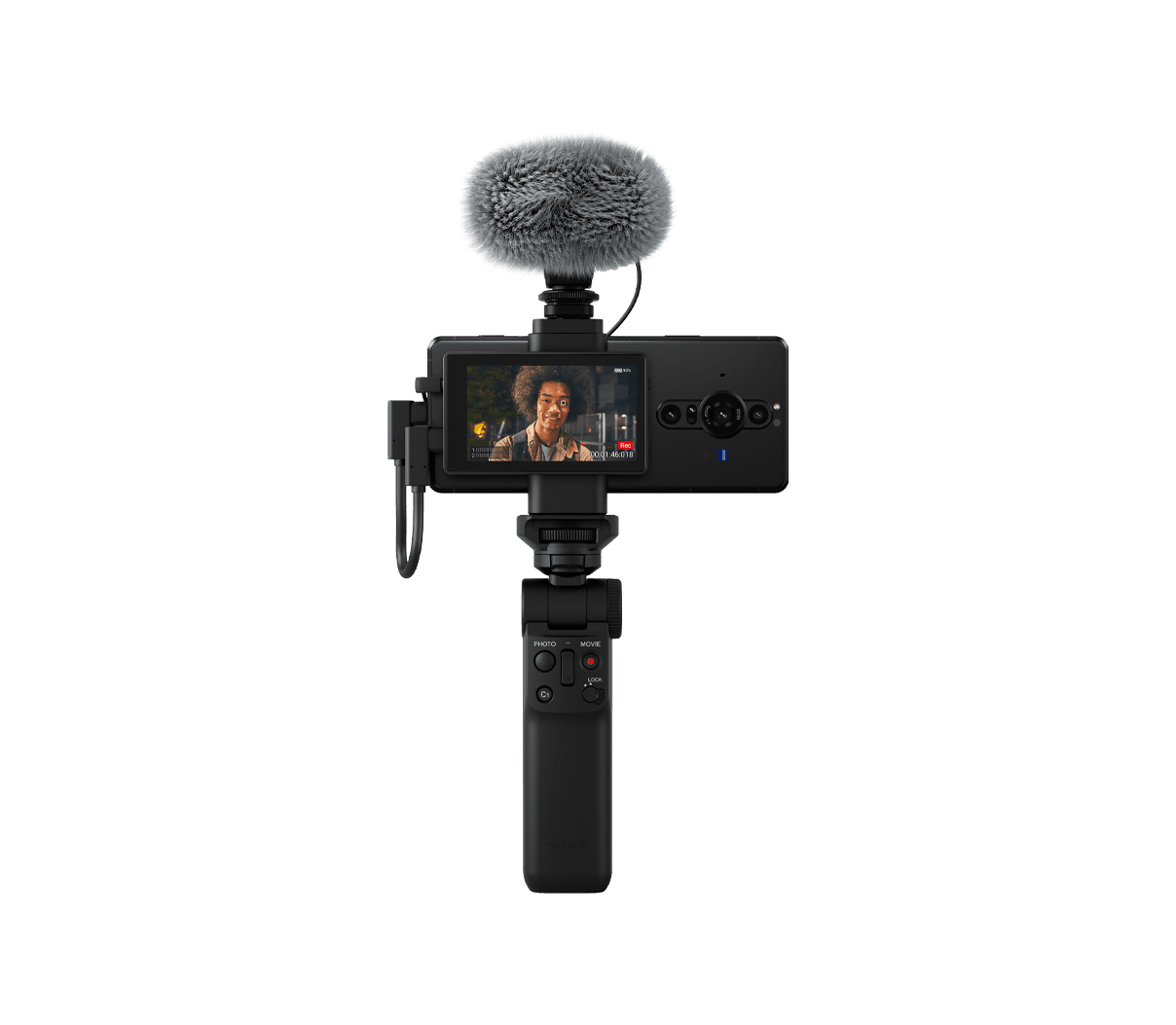 Certified Refurbished - Sony - Shooting Grip with Wireless Remote Commander - Black SonyBullseye Deals