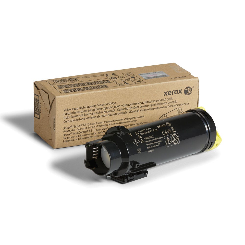Used - Xerox WorkCentre 6515 Toner Cartridge, Yellow