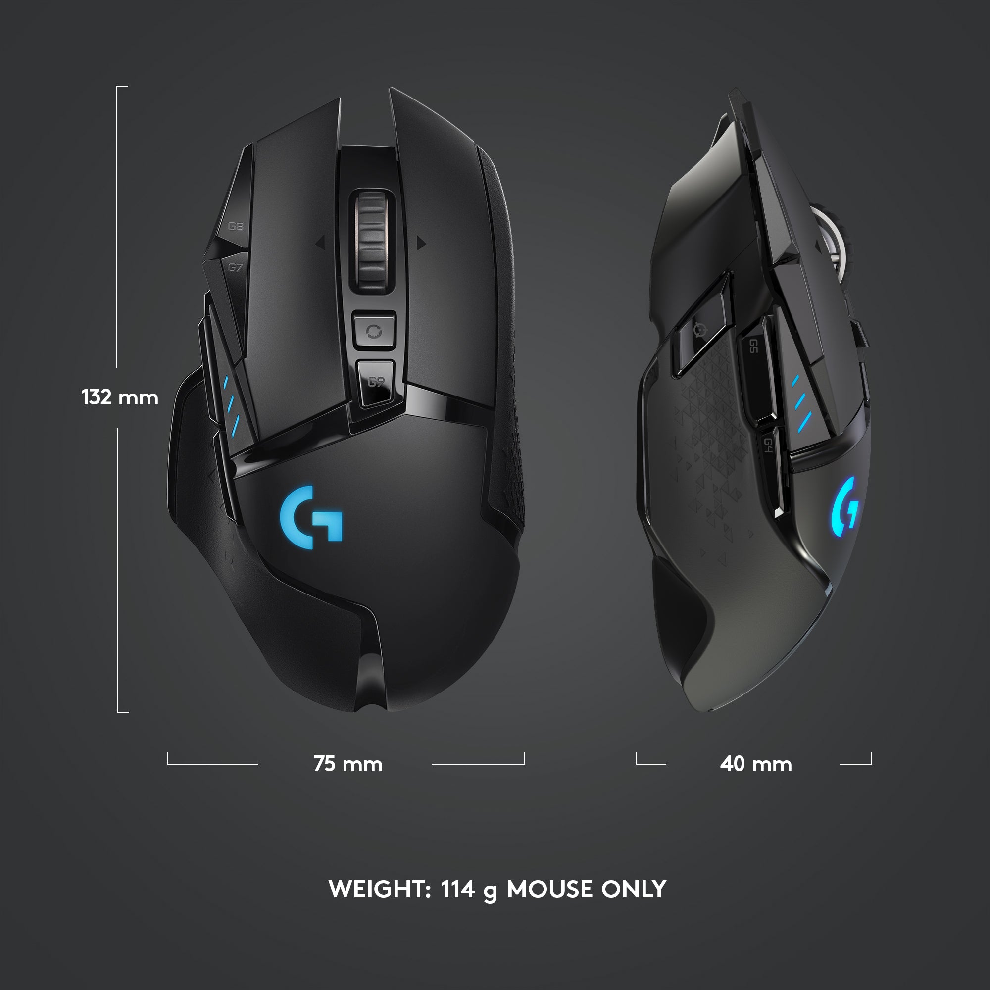 Open Box -  G502 LIGHTSPEED WIRELESS MOUSE 097855145246