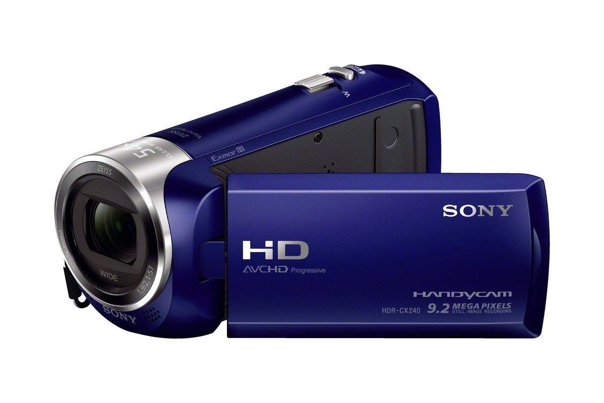 Certified Refurbished - Sony HDRCX240/L Video Camera with 2.7-Inch LCD (Blue) SonyBullseye Deals