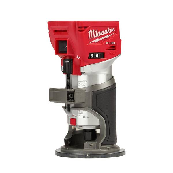 Open Box - Milwaukee M18 FUEL 1.25 hp Cordless Compact Router 18 volt 31000 rpm M18Bullseye Deals