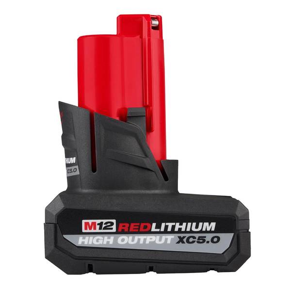 Open Box -  Milwaukee 48-11-2450 12V Lithium-Ion High Output 5Ah Battery Pack