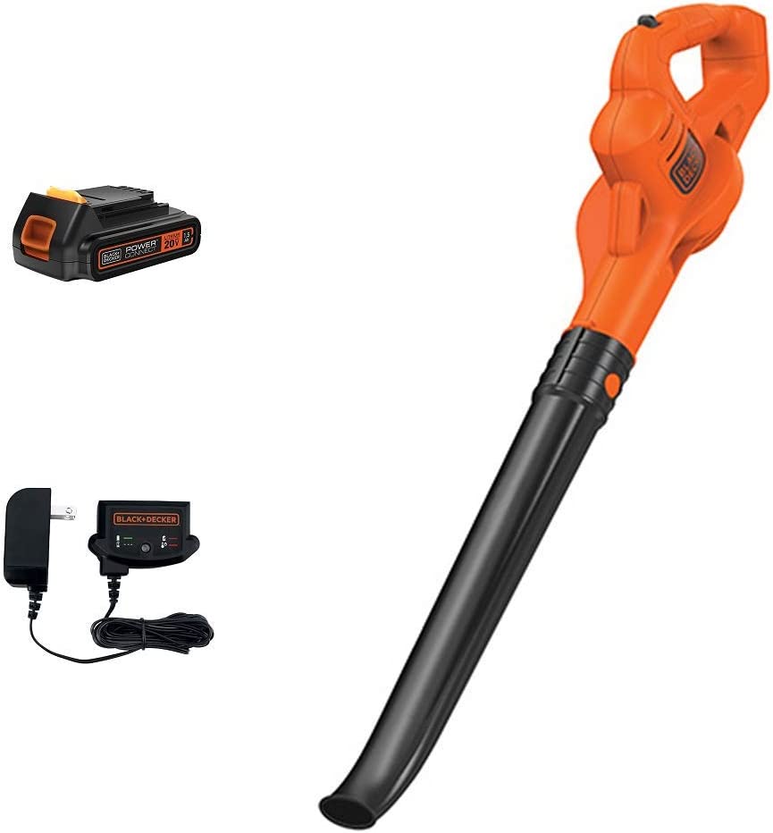 Open Box -  Black & Decker LSW221 20V 130 MPH 100 CFM 20-Volt Cordless Handheld Leaf Sweeper BLACK & DECKERBullseye Deals