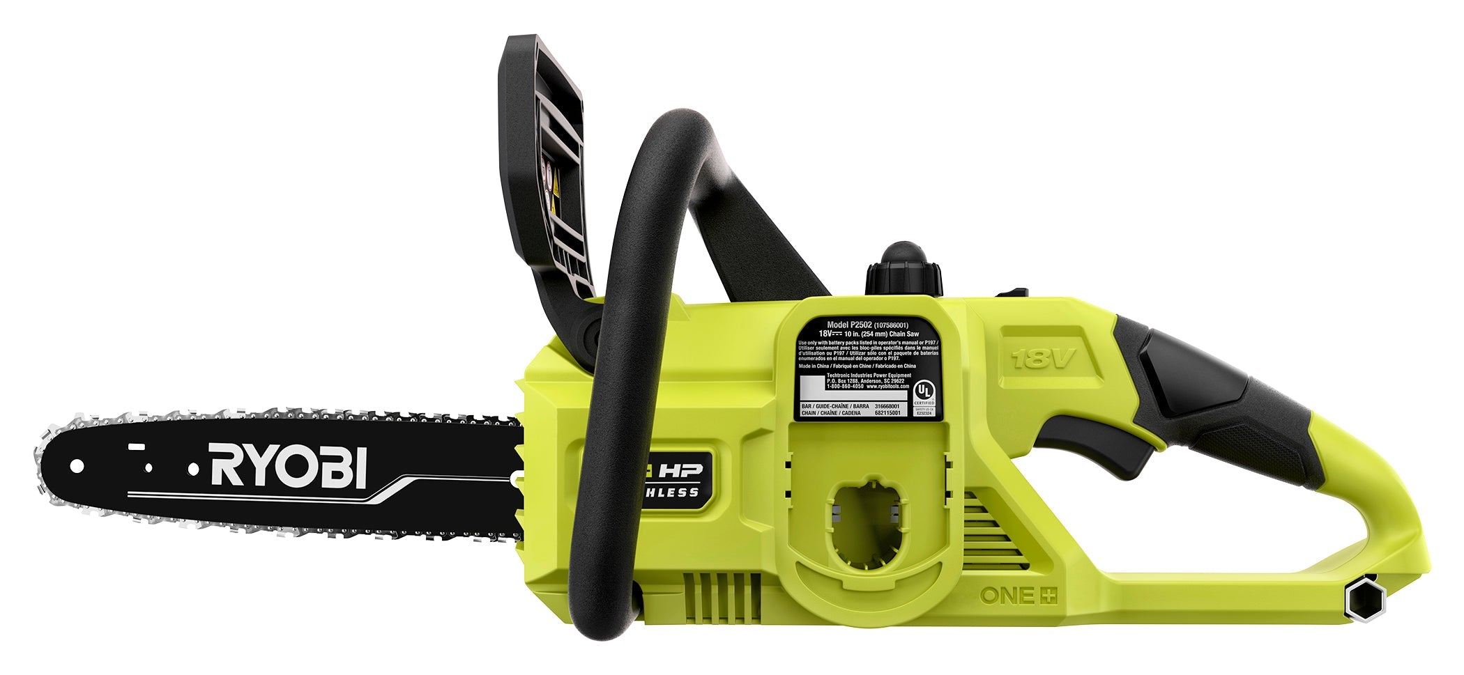 Open Box -  RYOBI ONE+ 10 in. HP 18V Brushless Lithium-Ion Electric Cordless Battery Chainsaw (Tool Only) RYOBIBullseye Deals
