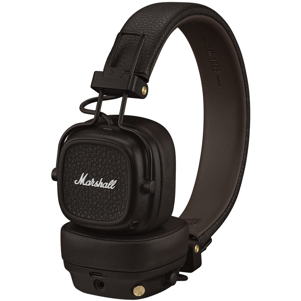 Certified Refurbished - Marshall Major V On-Ear Wireless Bluetooth Headphones (Brown) MarshallBullseye Deals