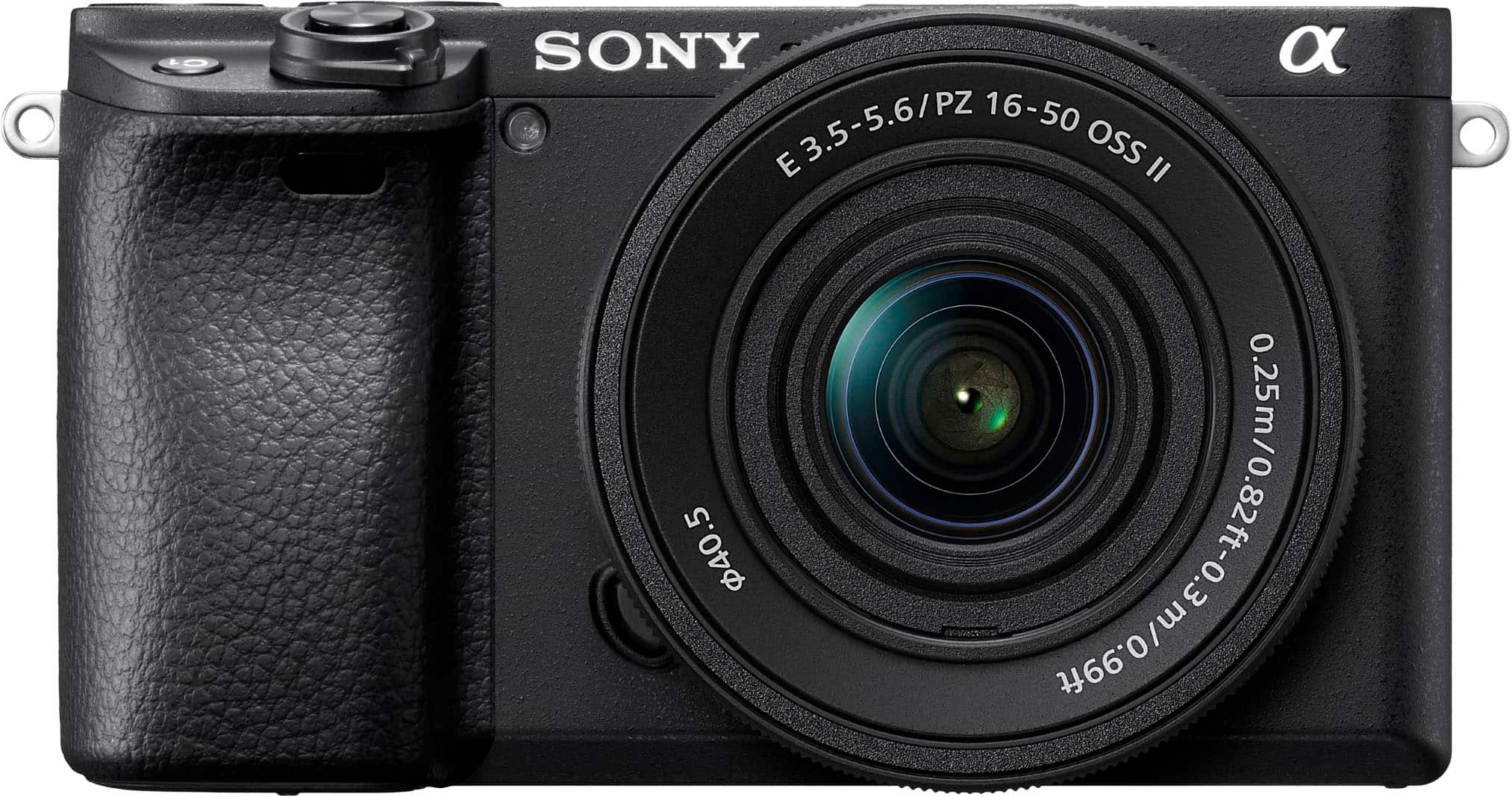 Certified Refurbished - Sony Alpha 6400 Mirrorless 4K Video Camera with E PZ 16-50mm Lens - Black SonyBullseye Deals