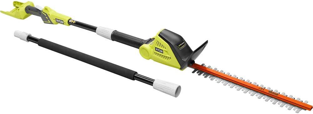 Open Box -  RYOBI 18 in. 40-Volt Lithium-Ion Cordless Pole Hedge Trimmer (Tool-Only)