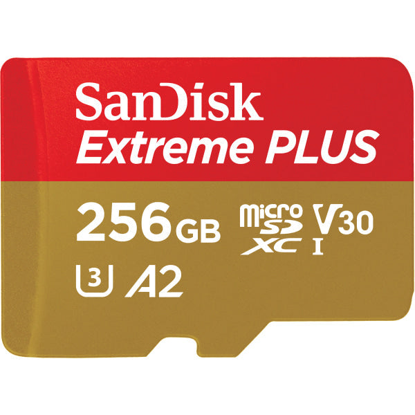 Sandisk Extreme Plus 256gb Microsd Card W/ Sd Adapter SanDiskBullseye Deals