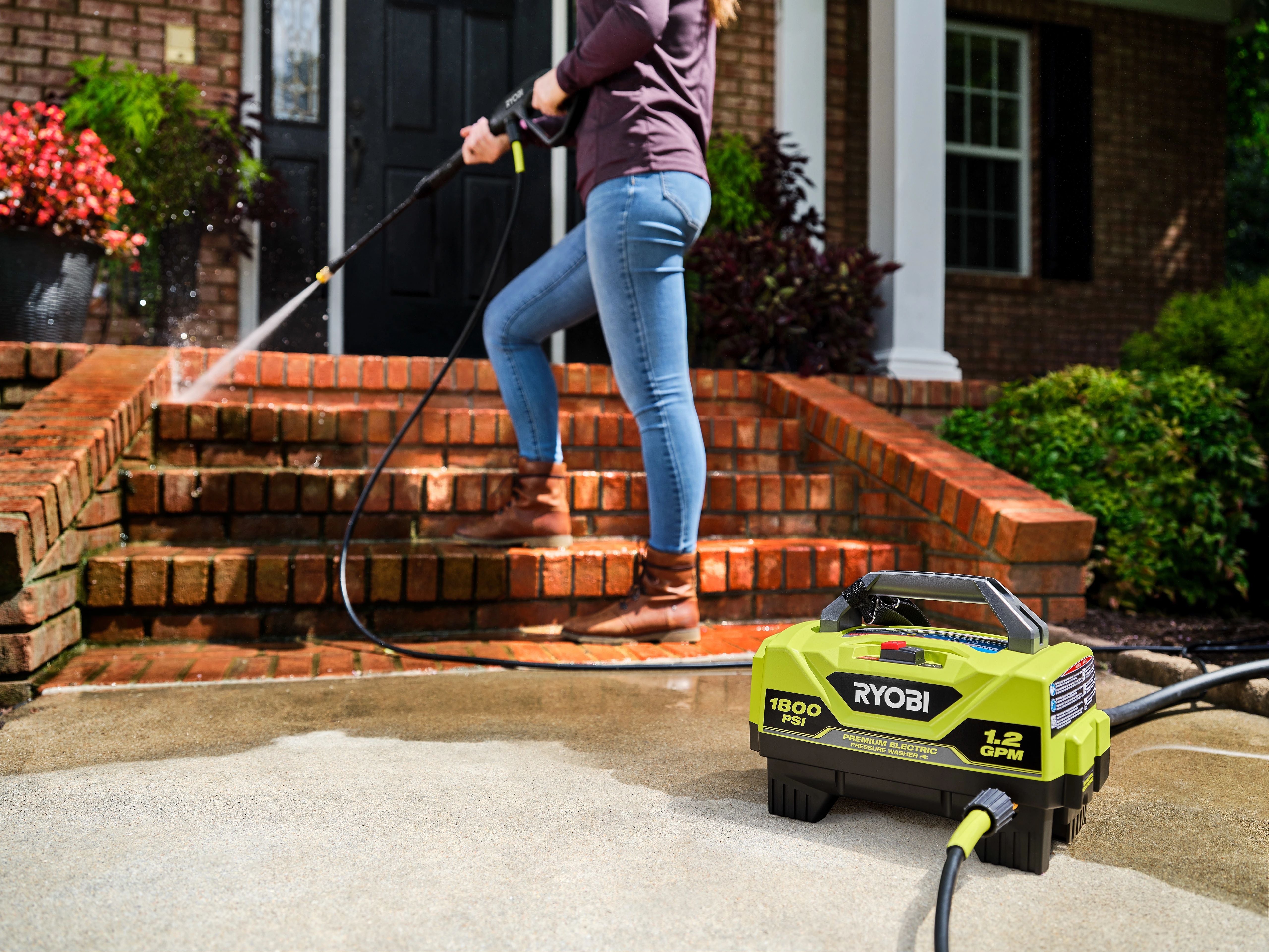 Open Box -  RYOBI 1800 PSI 1.2 GPM Cold Water Electric Pressure Washer RYOBIBullseye Deals
