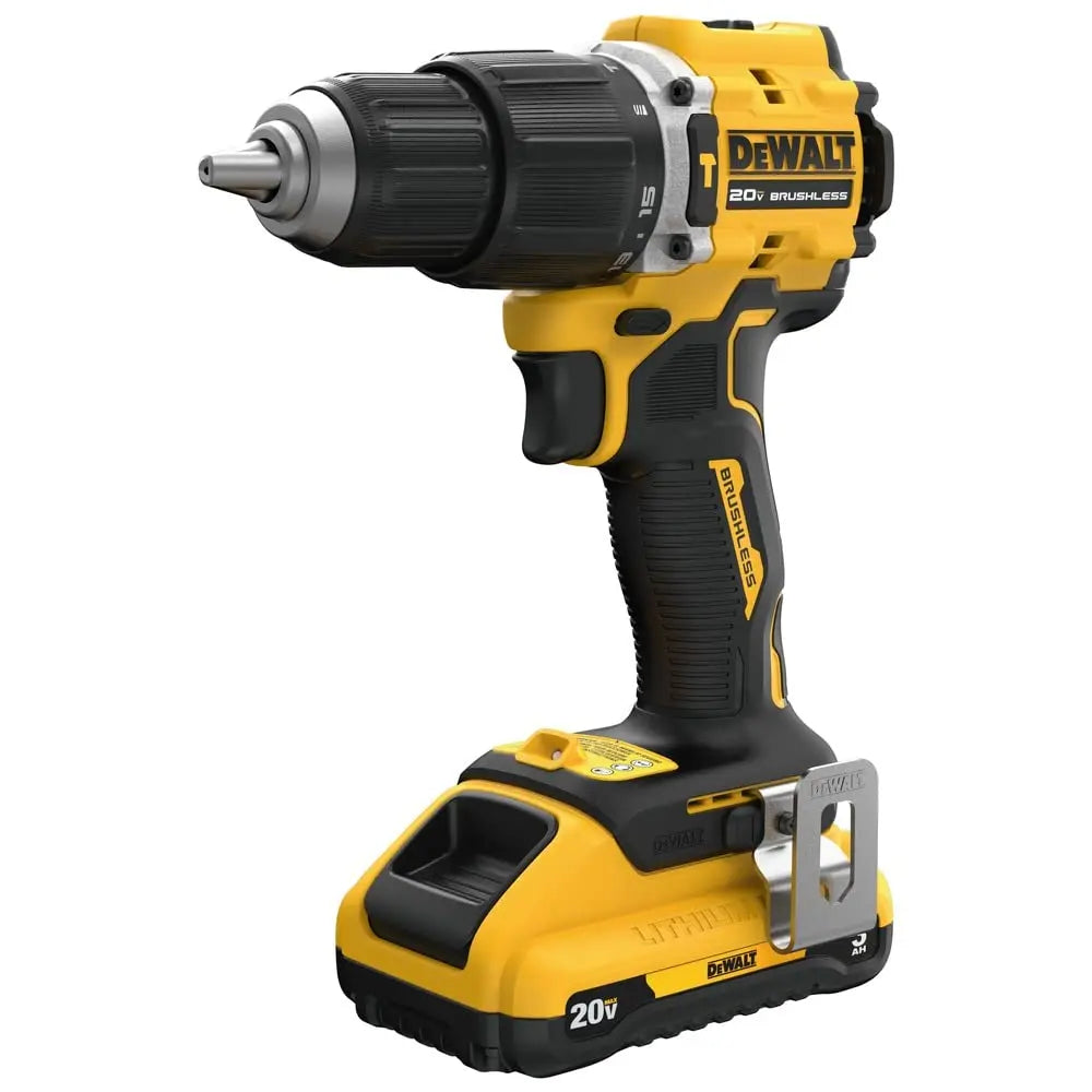 Open Box - DEWALT ATOMIC 20-Volt Lithium-Ion Cordless 1/2 in. Compact Hammer Drill with 3.0Ah Battery, Charger and Bag DEWALTBullseye Deals