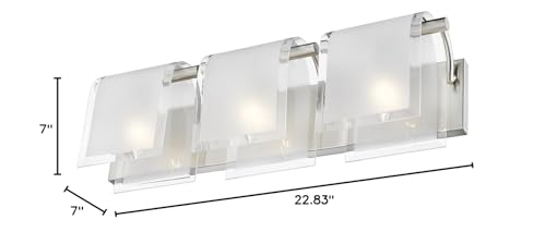 Open Box - Z-Lite 169-3V-BN Zephyr Vanity Light