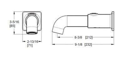 Open Box - Pfister TBS-05SHWC - Tub Spouts Bath and Shower Accessories