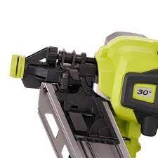 Open Box -  RYOBI ONE+ HP 18V Brushless Cordless AirStrike 30° Framing Nailer (Tool Only)
