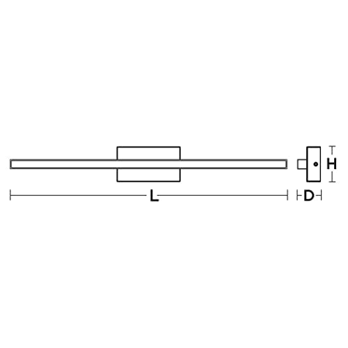 Open Box - AFX BARV1803L30D1BK - Bathroom Fixtures Indoor Lighting