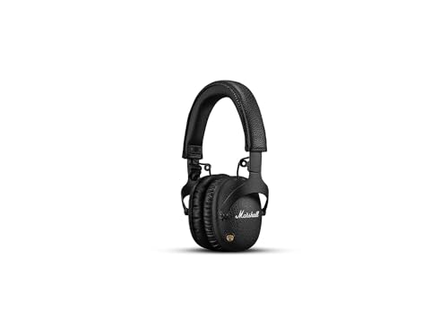 Certified Refurbished - Marshall Monitor II Active Noise Canceling Over-Ear Bluetooth Headphone, Black MarshallBullseye Deals