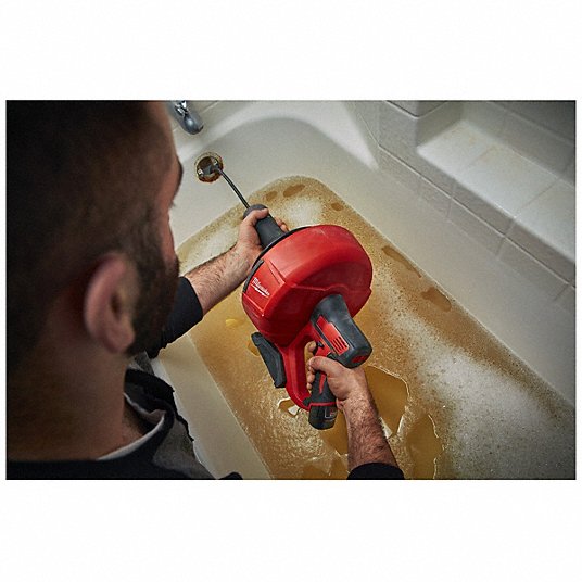 Used - Milwaukee M12 12-Volt Lithium-Ion Cordless Auger Snake Drain Cleaning Kit