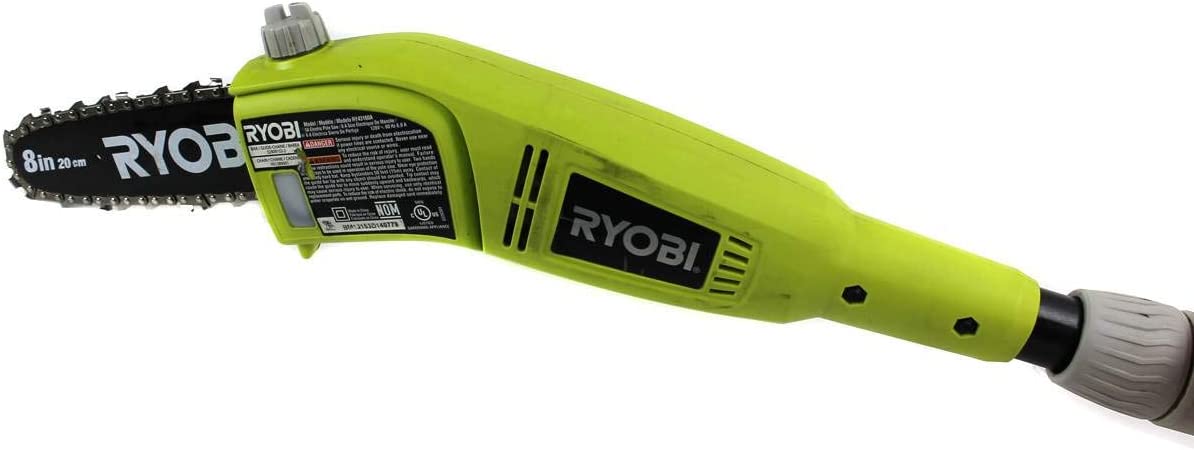 Open Box -  Ryobi 8 in. 6 Amp Electric Pruner Branch Cutter Pole Saw - RY43160A