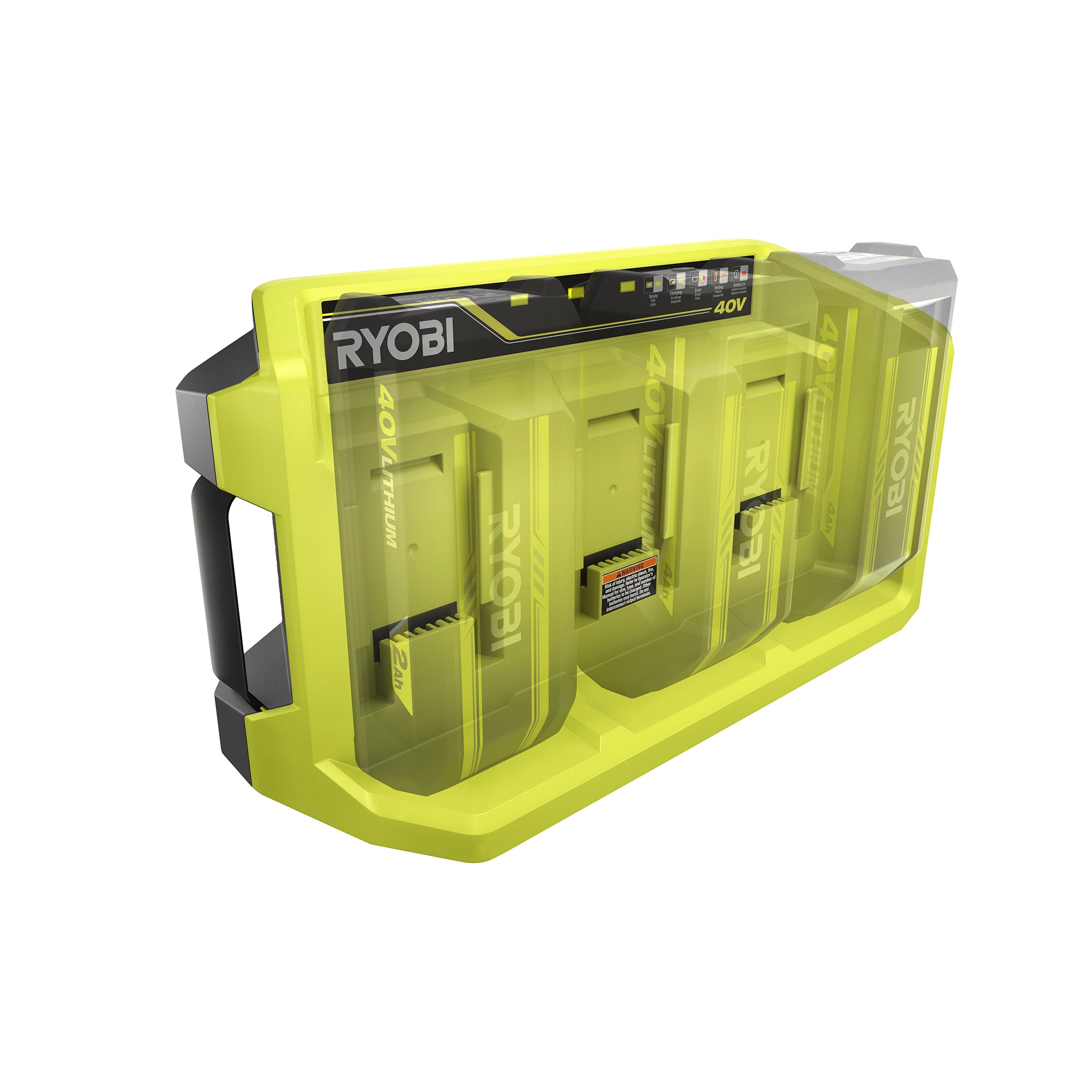 Open Box -  RYOBI 40-Volt Lithium-Ion 3-Port Charger