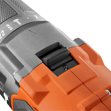 Open Box -  RIDGID 18V Brushless Cordless 1/2 in. Hammer Drill/Driver Kit with 4.0 Ah MAX Output Battery, 18V Charger, and Tool Bag