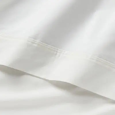 300 Thread Count Solid Organic Cotton Sheet Set - Threshold Luxe Percale Bedding - Secondipity
