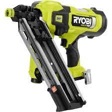 Open Box -  RYOBI ONE+ HP 18V Brushless Cordless AirStrike 30° Framing Nailer (Tool Only)