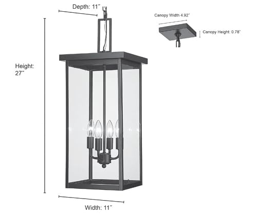 Open Box - Millennium Lighting 42605-PBZ - Pendants Outdoor Lighting