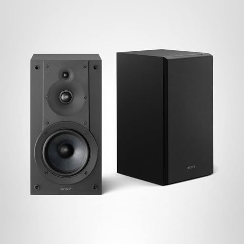 Certified Refurbished - Sony CS Speakers, SS-CS5M2 3-Way 3-Driver Hi-res Bookshelf Speakers (Pair), 2025 Model SonyBullseye Deals