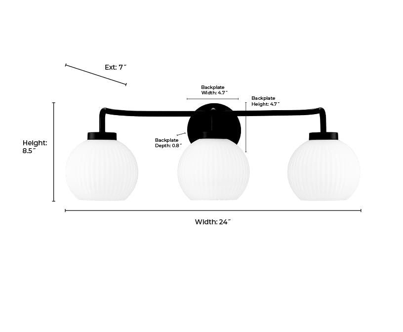 Open Box - Millennium Lighting 22403-MB - Bathroom Fixtures Indoor Lighting