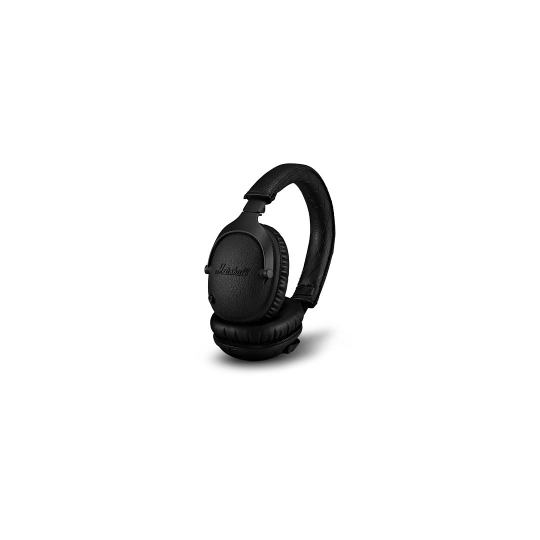 Certified Refurbished - Marshall Monitor II Active Noise Canceling Over-Ear Bluetooth Headphone, Black MarshallBullseye Deals