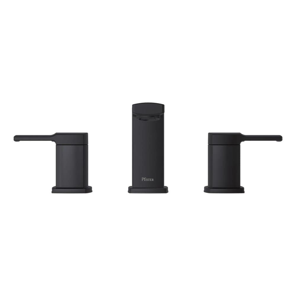 Open Box - Pfister Deckard 2-Handle 8-in Widespread Bathroom Faucet - Matte Black