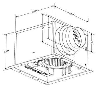 Open Box - Aero Pure ABF80G15FHB - Exhaust Fans Ventilation