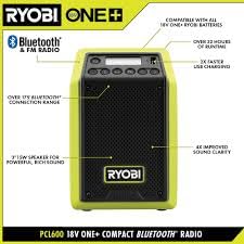 Open Box -  RYOBI 18V ONE+ Lithium-Ion Cordless Compact Radio (Tool-Only) RYOBIBullseye Deals