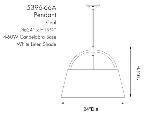 Open Box - Minka Lavery 5396-66A - Chandeliers Indoor Lighting