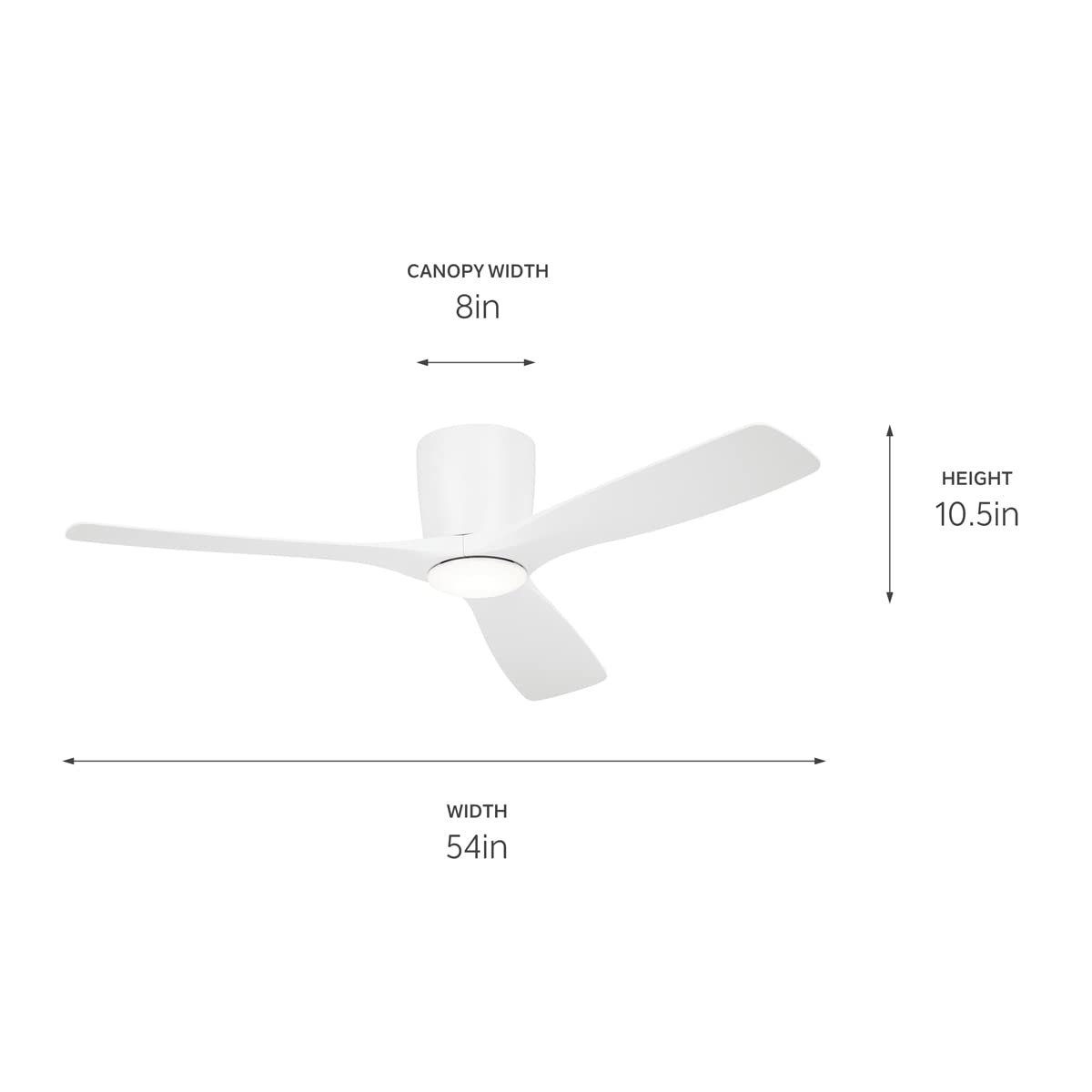 Open Box - Kichler 300154MWH - Ceiling Fans Fans KichlerBullseye Deals