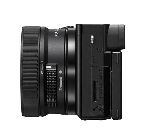 Certified Refurbished - Sony - Alpha 6100 Mirrorless 4K Video Camera with E PZ 16-50mm Lens - Black