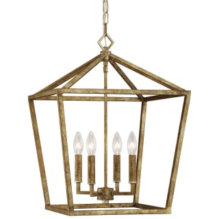 Open Box - Millennium Lighting 3244-VG 4 Light 16" Wide Pendant with Cage Frame and Candle Style Lights