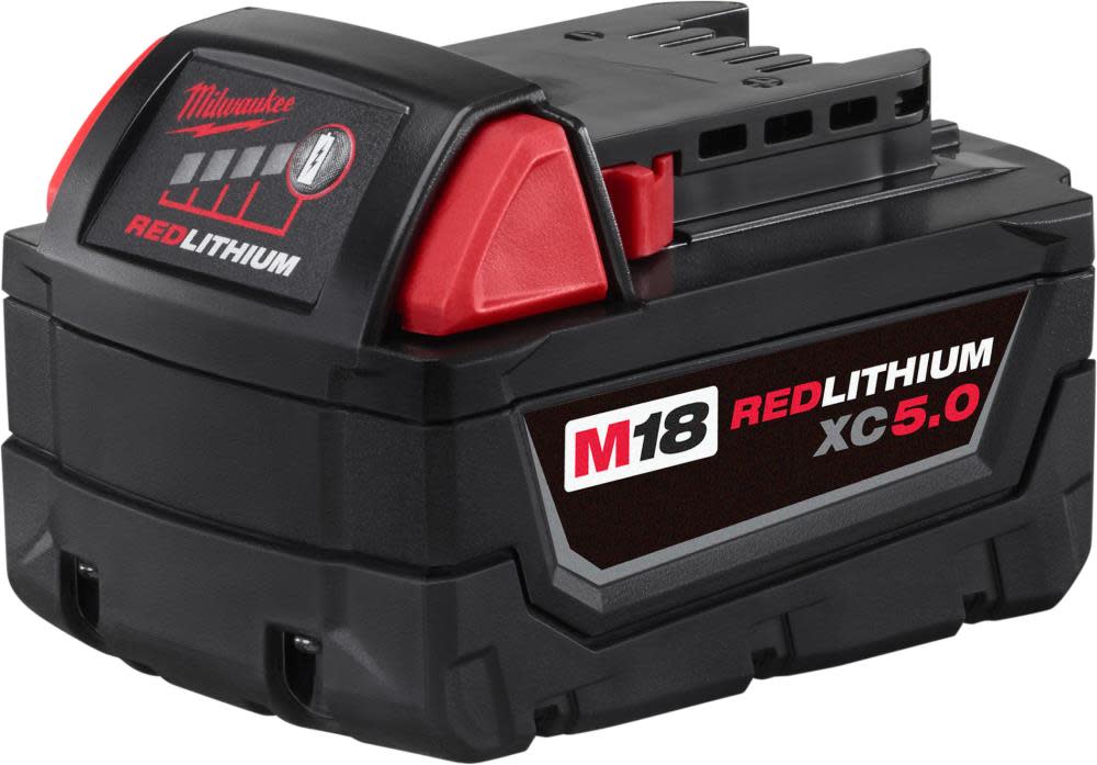 Open Box -  Milwaukee M18 18-Volt Lithium-Ion Starter Kit with One 5.0 Ah and One 2.0 Ah Battery and Charger MilwaukeeBullseye Deals