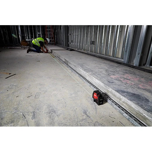 Open Box -  Milwaukee 100 ft. REDLITHIUM Lithium-Ion USB Green Rechargeable Cross Line Laser Level with Charger MilwaukeeBullseye Deals