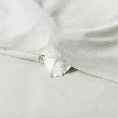 3pc Washed Cotton Sateen Duvet & Sham Set - Threshold ThresholdBullseye Deals