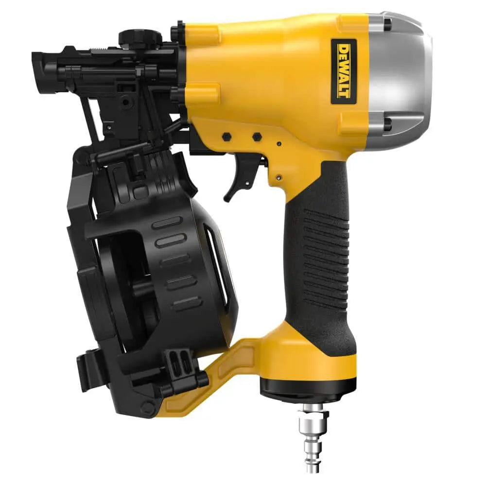 Open Box - 1-3/4 in. 15 Degree Pneumatic Coil Roofing Nailer DEWALTBullseye Deals