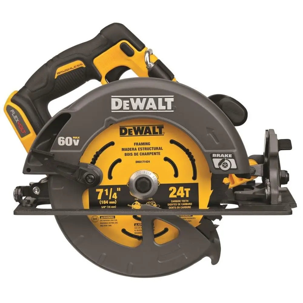 Open Box - DEWALT FLEXVOLT 60-Volt MAX Cordless Brushless 7-1/4 in. Circular Saw with Brake (Tool-Only) DEWALT