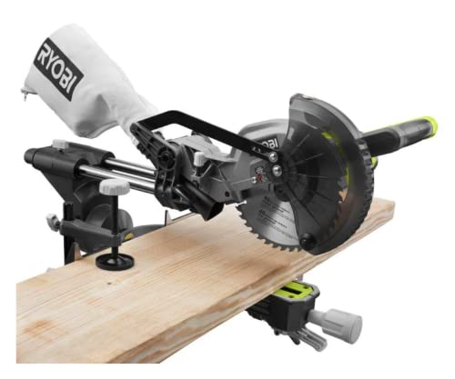 Open Box -  RYOBI ONE+ 18V Cordless 7-1/4 in. Sliding Compound Miter Saw RYOBI