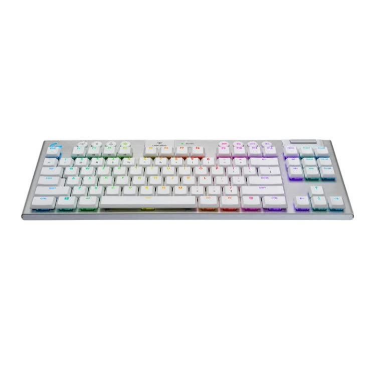 Refurbished - G915 TKL Tenkeyless LIGHTSPEED Wireless RGB Mechanical Gaming Keyboard - GL Tactile-WHITE-US-2.4GHZ/ 920-009660