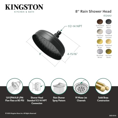 Open Box - Kingston Brass K124A7 - Shower Heads Showers