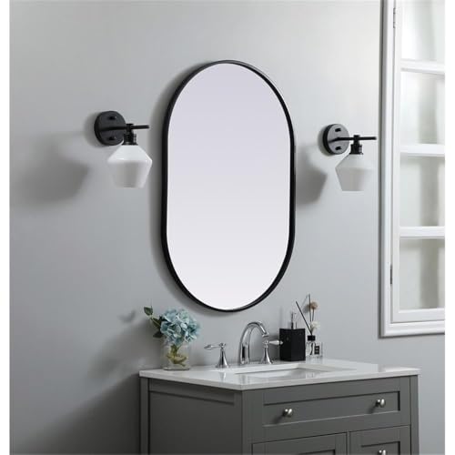 Open Box - Elegant Lighting MR2A2436BLK - Mirrors Home Decor