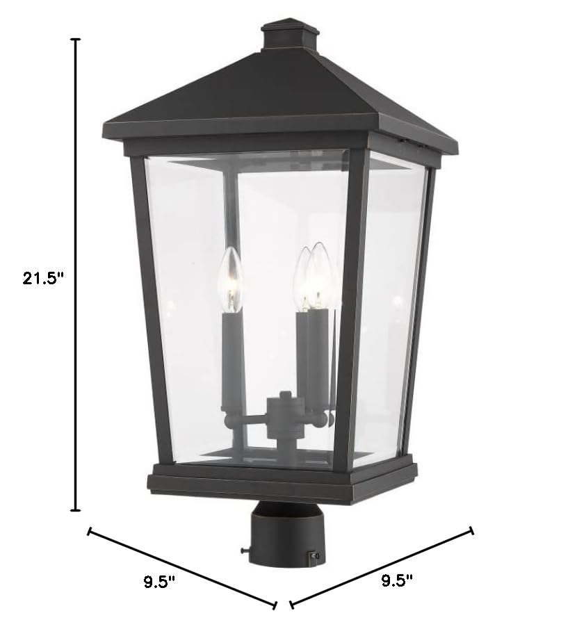 Open Box - Z-Lite 568PHBR-533PM-ORB - Post Lights Outdoor Lighting