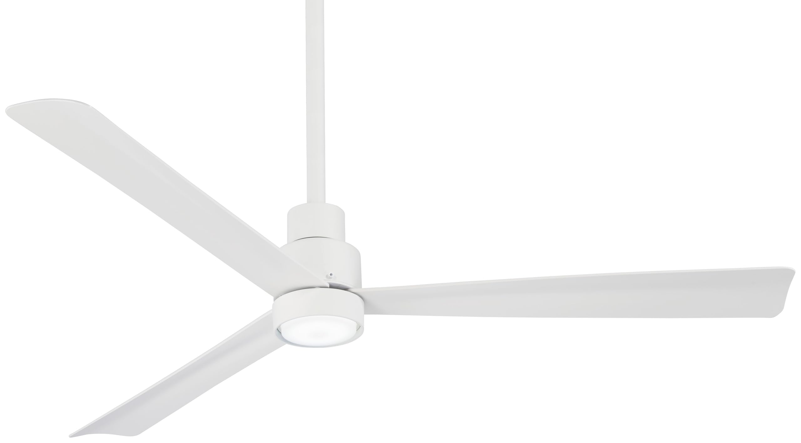 Open Box - MinkaAire F787-WHF 3 Blade 52" Simple Outdoor Ceiling Fan - Remote and Blades Included