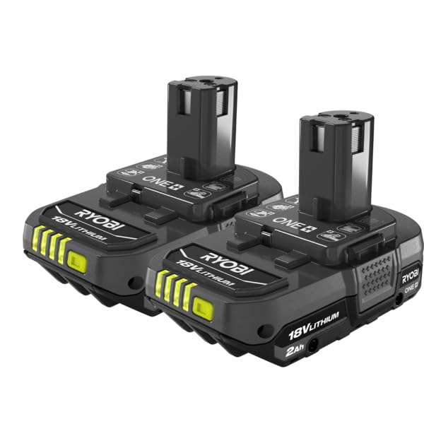 Open Box -  RYOBI ONE+ 18V Lithium-Ion 2.0 Ah Compact Battery (2-Pack) RYOBIBullseye Deals