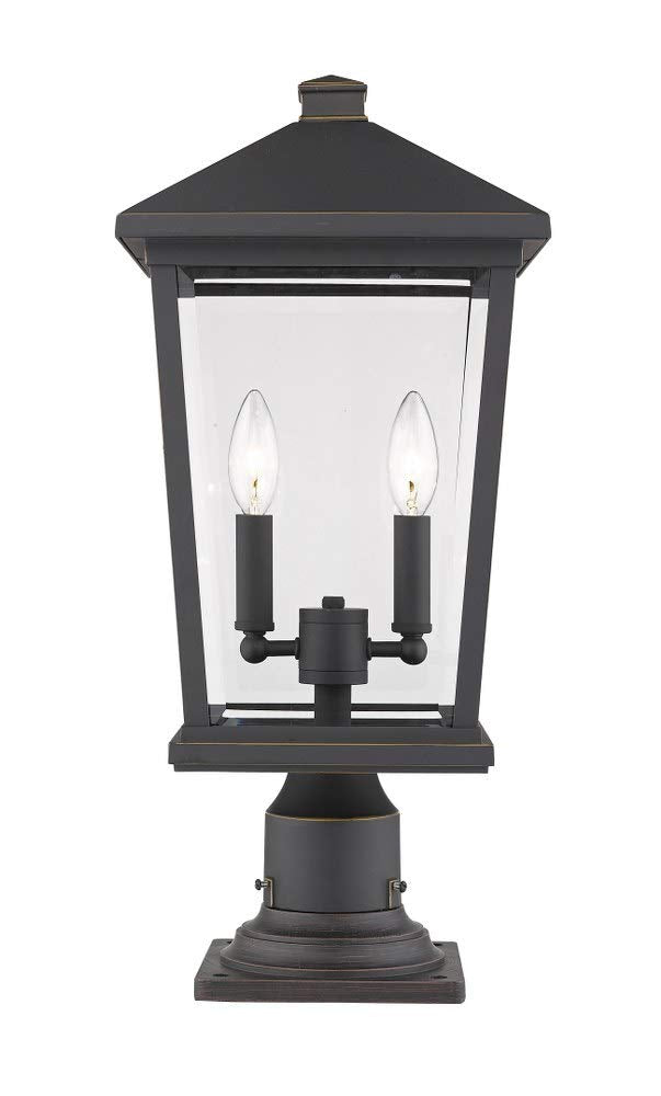 Open Box - Z-Lite 568PHBR-533PM-ORB - Post Lights Outdoor Lighting