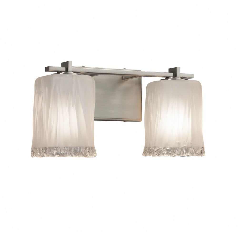 Open Box - Justice Design Group GLA-8442-26-WTFR-NCKL - Bathroom Fixtures Indoor Lighting